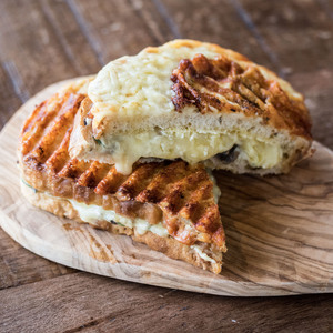 Drivu Roasted Mushrooms & Cheese Melt Sandwich 