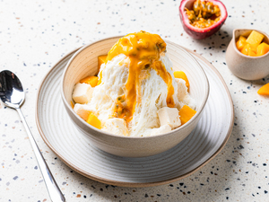 Drivu Mango Passion Fruit Bingsu Ice Cream