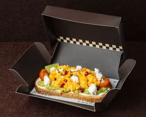 Drivu Avocado Toast with Scrambled Eggs