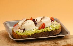 Drivu Avo Laying on a Toast