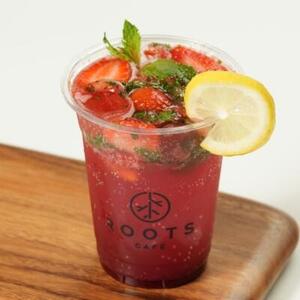 Strawberry Mojito - Roots Cafe ajman