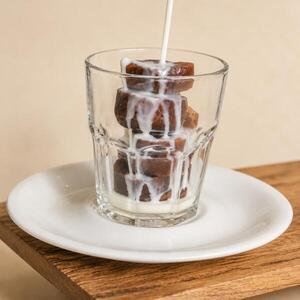 ICE ESPRESSO CUBES WITH MILK - Roots Cafe ajman