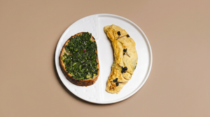Spinach Omlette - ROOM 1618 by Around The Block dubai