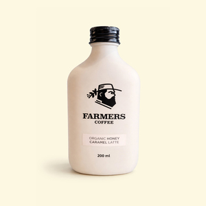 Drivu Organic Honey Caramel Latte 200ml Bottle (Cold)