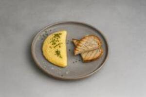 Drivu Filled Omelet, Toasted sourdough, Chives (from 8am to 3pm)