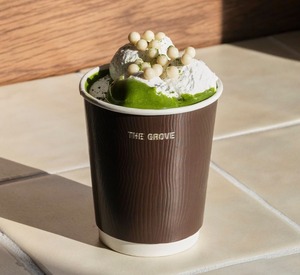 White Matcha Hot Chocolate  - The Grove abu-dhabi