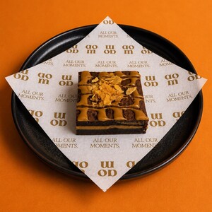 Lotus Brownie - AOM Cafe sharjah