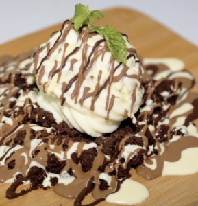 Drivu Crazy Brownie with Ice Cream
