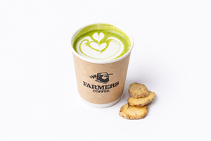 Organic Ginger Matcha Latte (Hot) - Farmers Coffee dubai