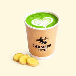 Drivu Organic Ginger Matcha Latte (Hot)