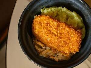 Drivu Fried Chicken with Mushroom sauce