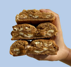 White Choco Biscoff Chunk - The Crumb Cafe sharjah