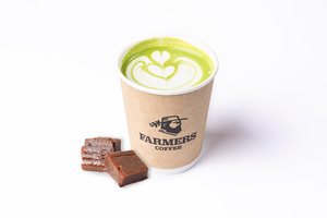 Organic Honey Caramel Matcha (Hot) - Farmers Coffee dubai
