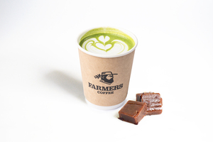 Drivu Hot Organic Honey Caramel Matcha Latte