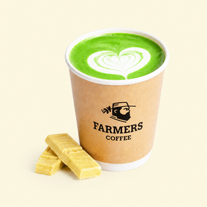 Drivu Organic White Chocolate Matcha Latte (Hot)