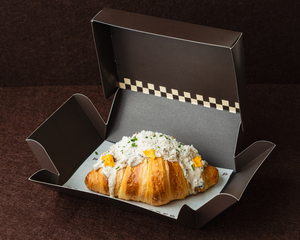 Drivu Egg With Mushroom Croissant