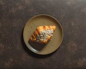 Drivu Egg With Mushroom Croissant