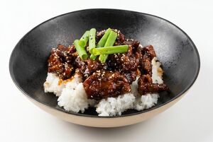 Mongolian Beef with Coconut Rice - SESAME sharjah