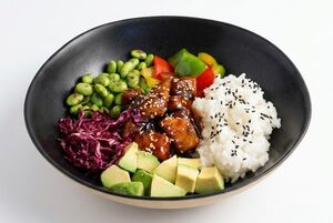 Crusted Salmon Bowl  - SESAME sharjah