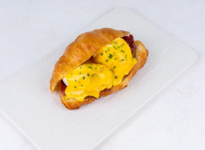 Drivu Croissant Eggs Benedict
