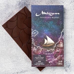65% Dark Chocolate Bar from Vietnam  (Vegan) - Mirzam dubai