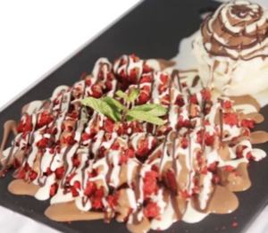 Drivu Positive Cake with Ice Cream