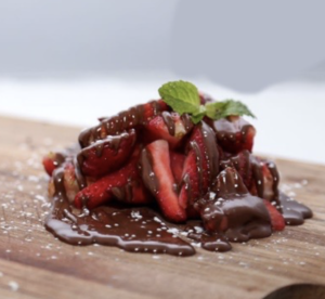 Drivu Strawberry Platter Nutella