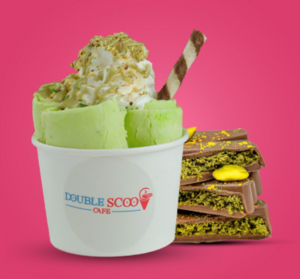 Drivu Pistachio Roll Ice Cream