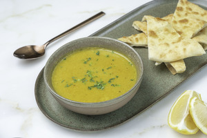 Smooth Yellow Lentil Soup - TEN11 Coffee Boutique abu-dhabi