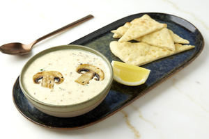 Creamy Mushroom Soup - TEN11 Coffee Boutique abu-dhabi