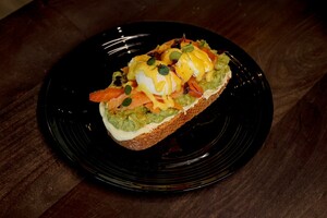 Drivu Smoked Salmon Avocado Toast