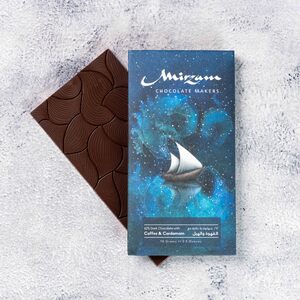 Drivu 62% Dark Chocolate with Coffee Cardamom  (Vegan)