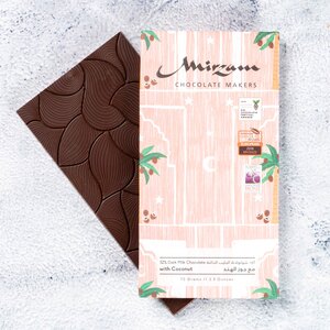 Drivu 52% Dark Milk Chocolate with Coconut 