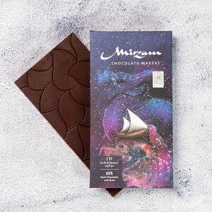 Drivu 62%  Dark Chocolate with Rose  (Vegan)