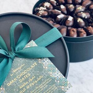 Drivu Classic Dark Chocolate Dates, Box of 70pcs