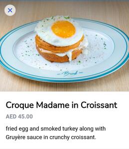 Drivu Croque Madame in Croissant
