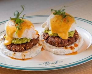 Drivu Falafel Labneh Poached Egg