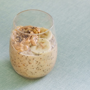 Drivu Peanut Banana Overnight Oats