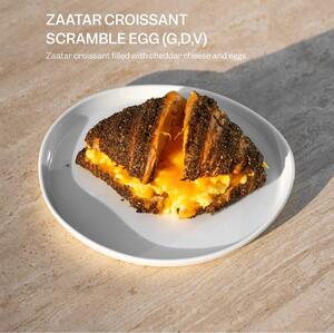 Drivu Zaatar Croissant with Scramble Egg