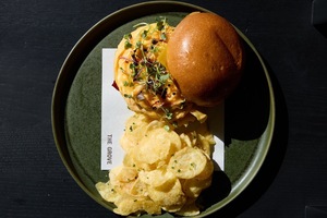 Drivu Bacon Jam Egg Bun