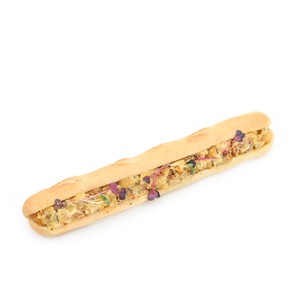 Drivu Potato Salad with Turkey Bacon Baguette