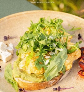 Drivu Avocado Toast with Scrambled Eggs