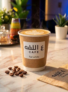 Flat White - Al Lafah Cafe dubai