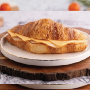 Drivu Turkey Ham Cheese Croissant