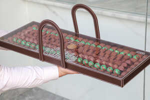 Drivu Rectangle Leather Tray (L)