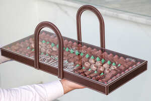 Drivu Rectangle Leather Tray (M)