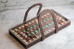 Drivu Rectangle Leather Tray (S)