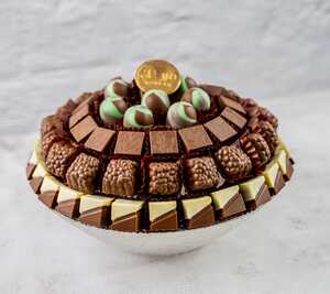 Drivu Silver Glass Bowl