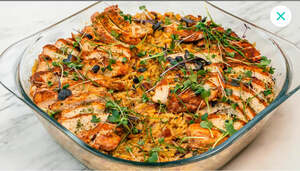 Drivu Orzo with Cayenne Chicken