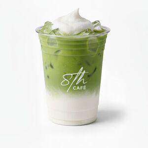 Iced Matcha Coconut Cloud - 8th Cafe dubai